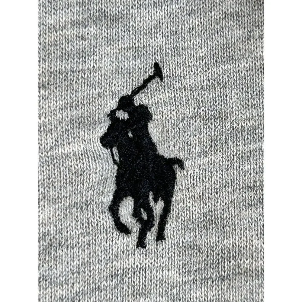 Polo Ralph Lauren Jacket Men's XL Grey Performance Full Zip Track Stripe Pony